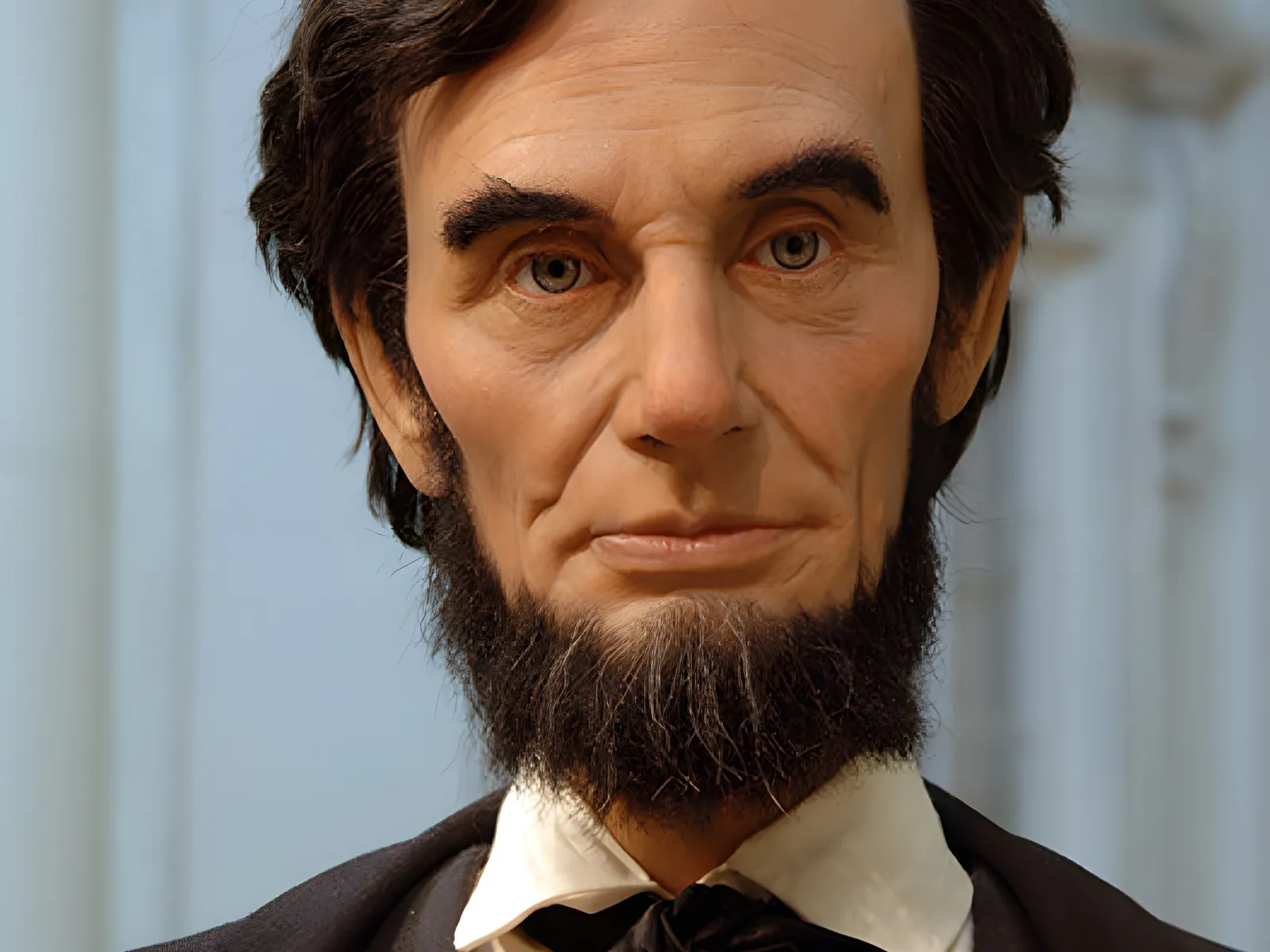 Close up of Abraham Lincoln figure